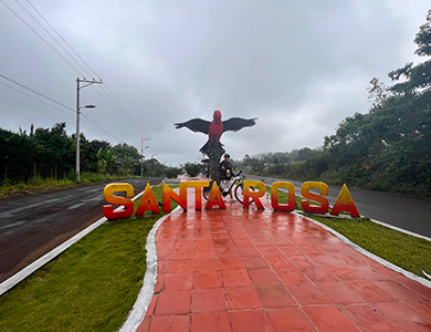 Barrio Santa Rosa en la isla Santa Cruz.